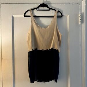 3.1 Phillip Lim Chic Two-Tone Sleeveless Dress